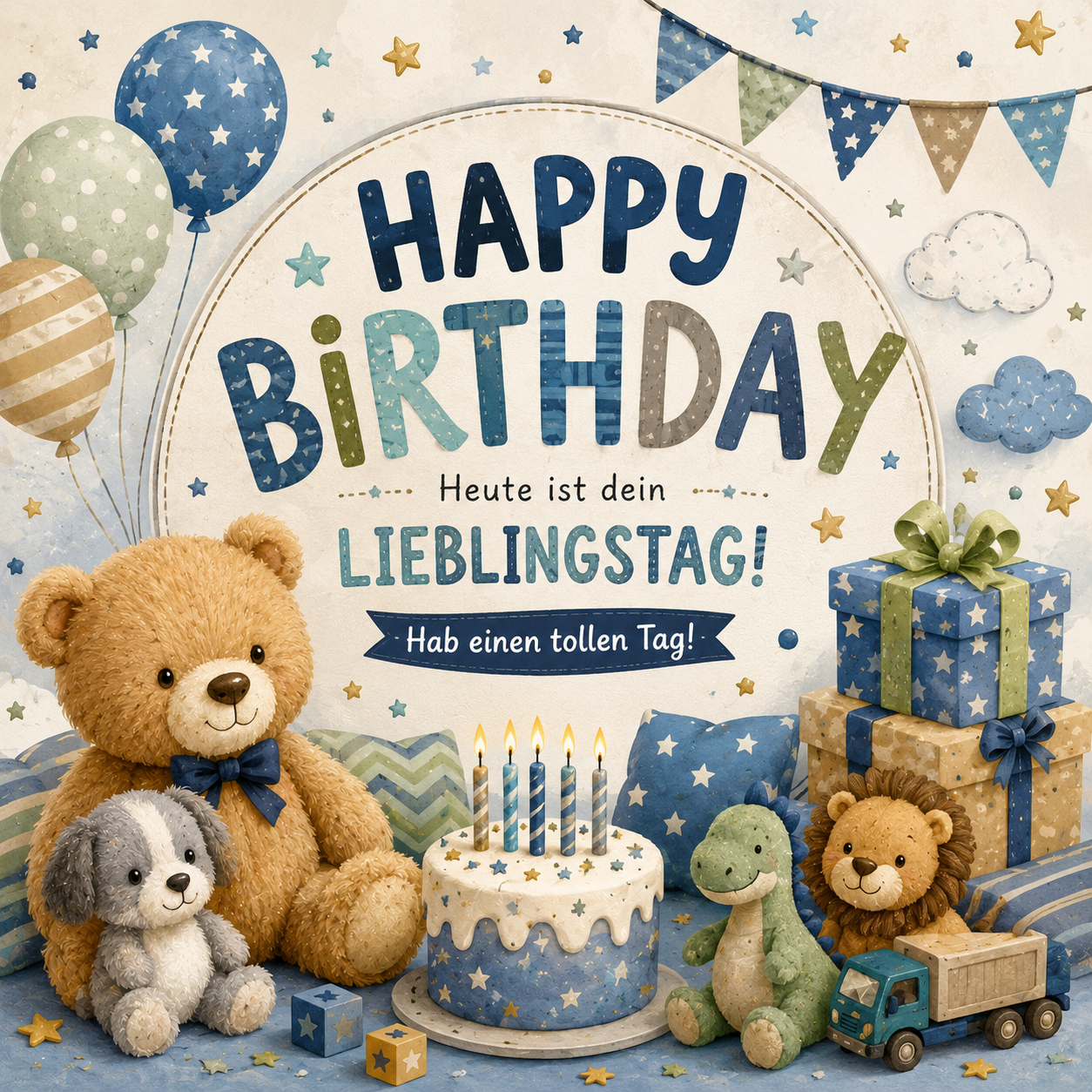 Geburtstag Karten für Jungs und Mädchen