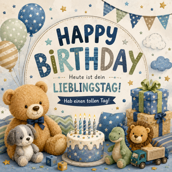 Geburtstag Karten für Jungs und Mädchen