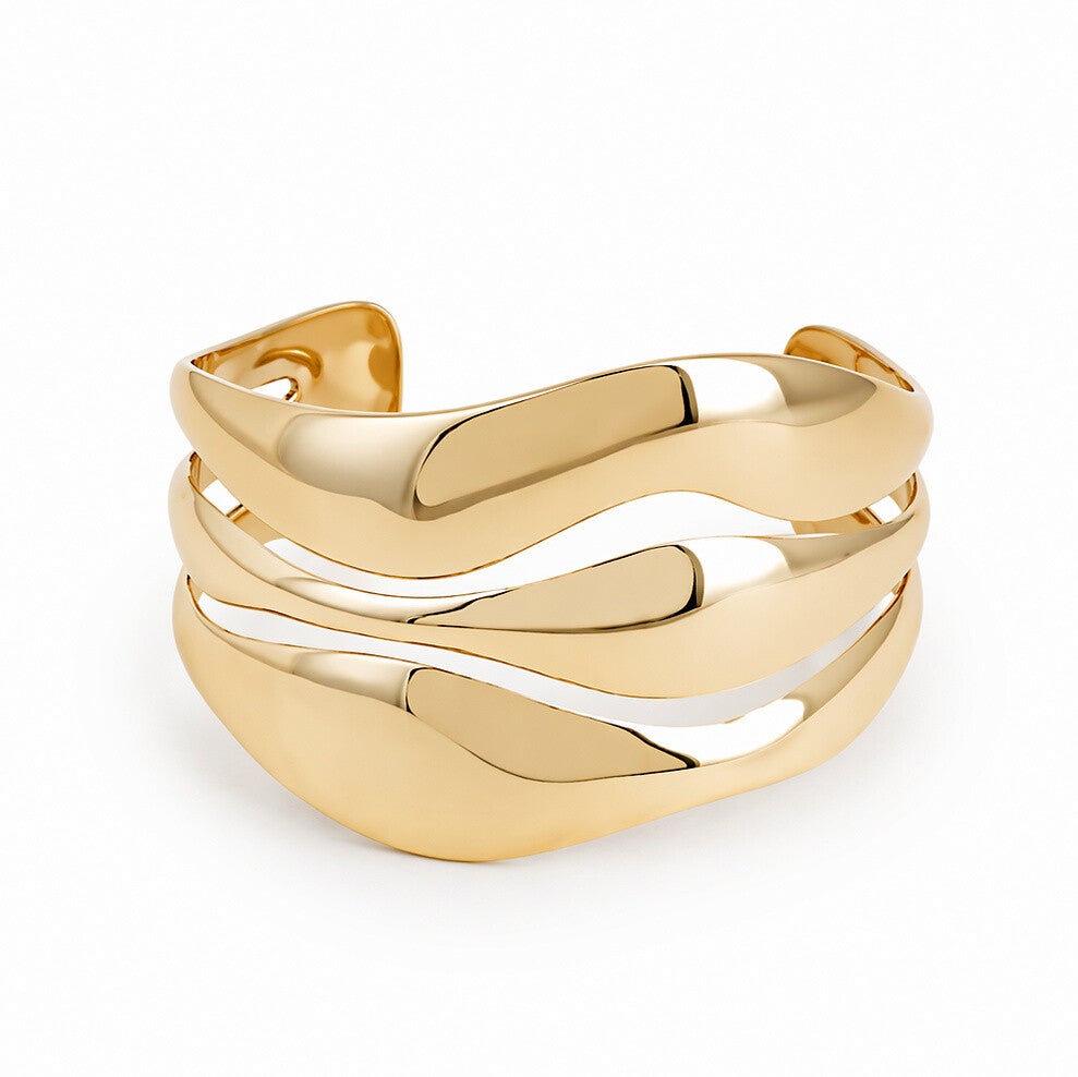 VIC THE LABEL armband Delilah goldplated BBO
