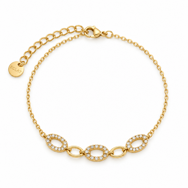 HL VIC THE LABEL armband Jimena goldplated