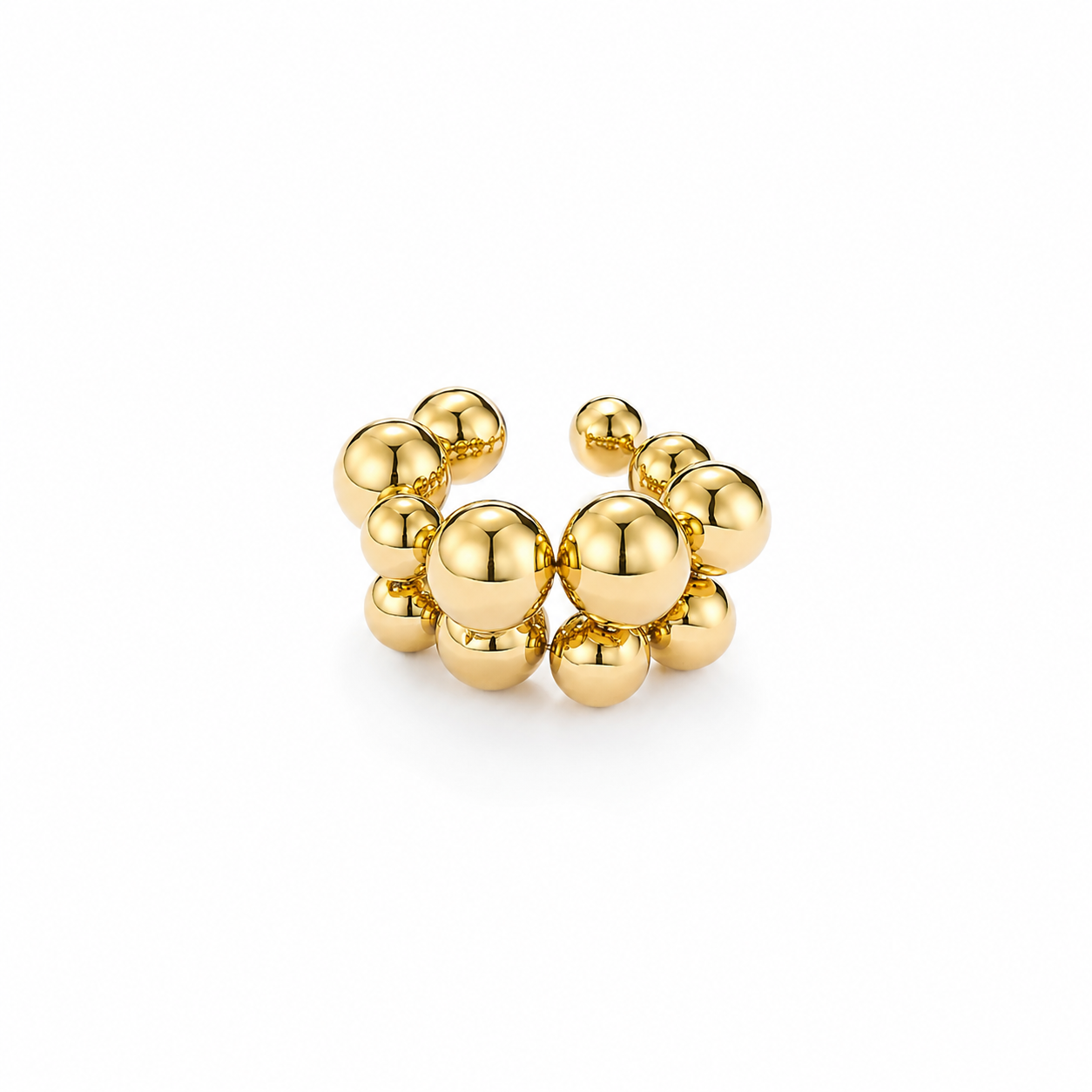 VIC THE LABEL earcuff Teddy goldplated BBO