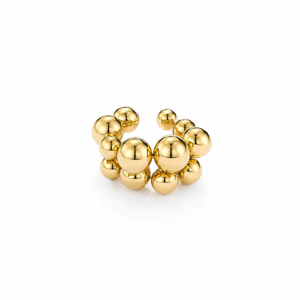 VIC THE LABEL earcuff Teddy goldplated BBO