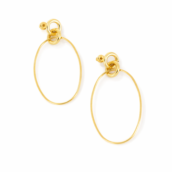 VTL oorbellen Cira goldplated CC