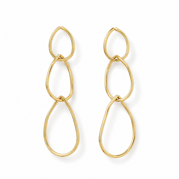 VTL oorbellen Cyra goldplated BB