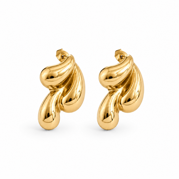 VTL oorbellen Dahin goldplated OL