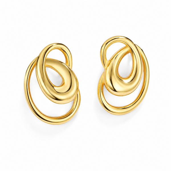 VTL oorbellen Dias goldplated CC