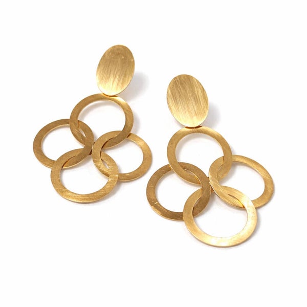 VTL oorbellen Filou goldplated BG