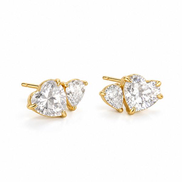 VIC THE LABEL oorstekers Marlene gold