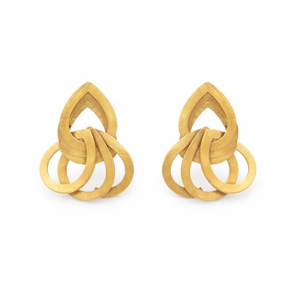VTL oorbellen Moyen goldplated BG