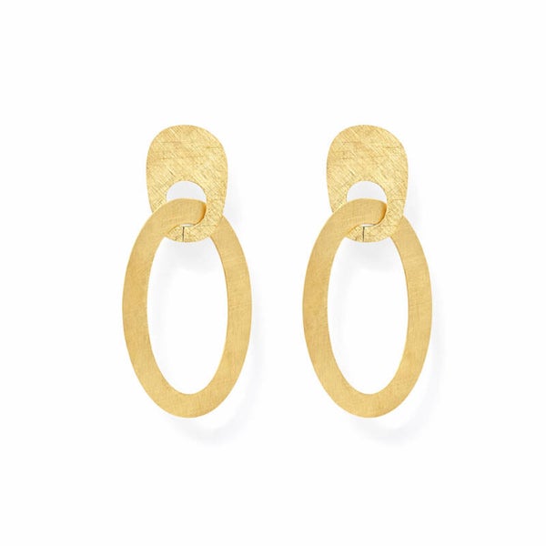 **VTL oorbellen Nila goldplated BG