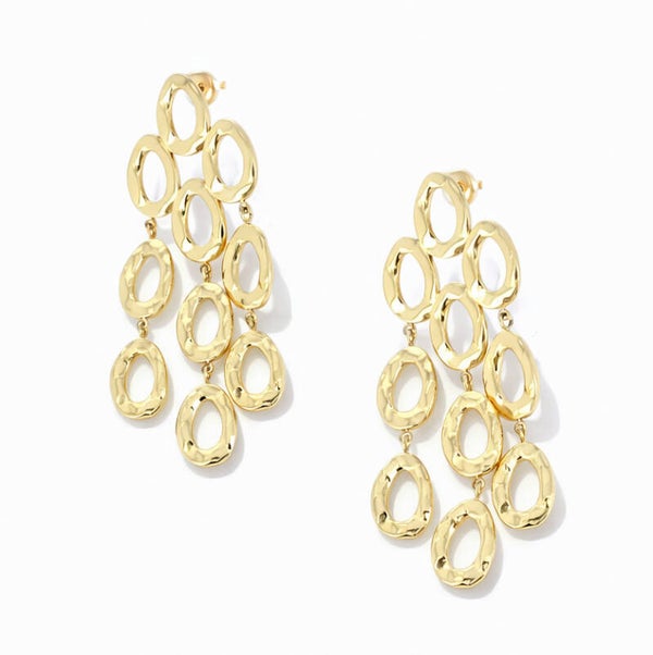 VTL oorbellen Niya goldplated CC
