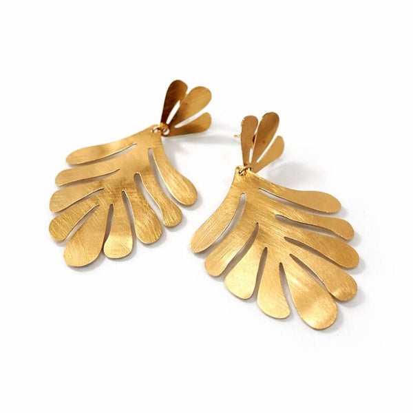 VTL oorbellen Norah goldplated BG