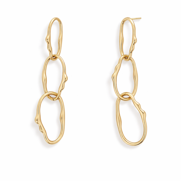 VIC THE LABEL oorbellen Odette goldplated SCO