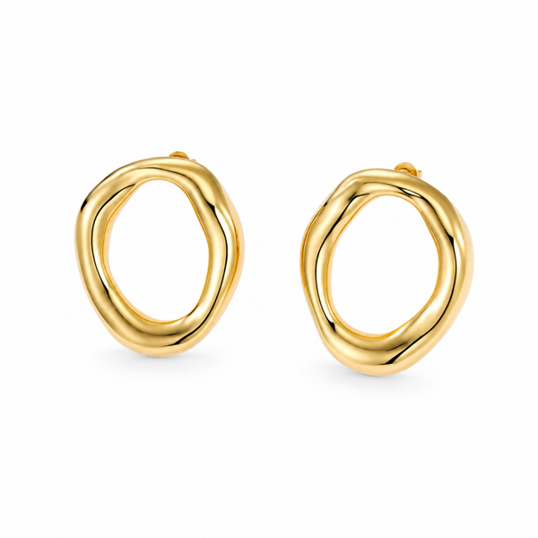 VTL oorbellen Reva goldplated CC