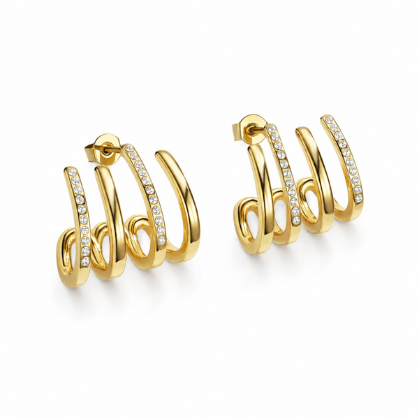 VTL oorbellen Saida goldplated SB