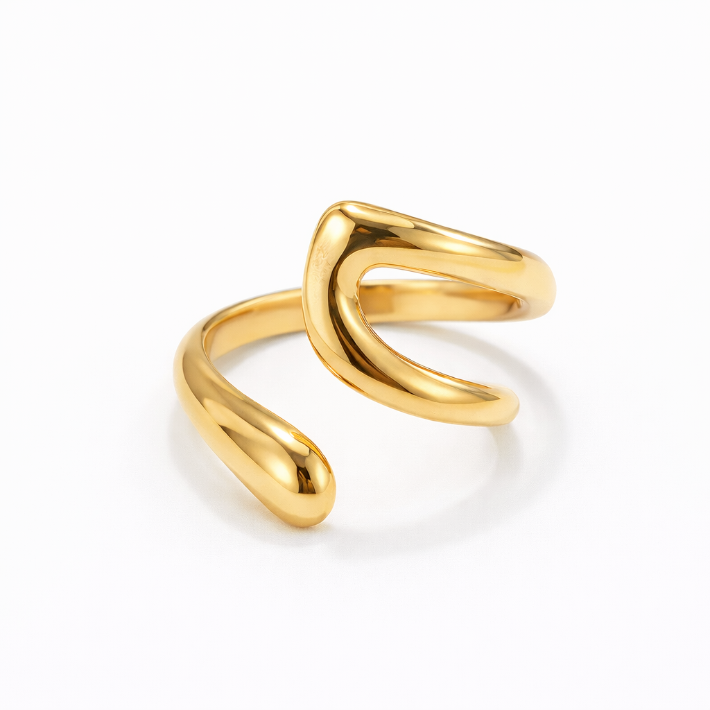 VIC THE LABEL ring Cordoba goldplated