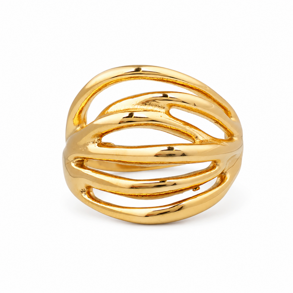 VIC THE LABEL ring Torrox goldplated