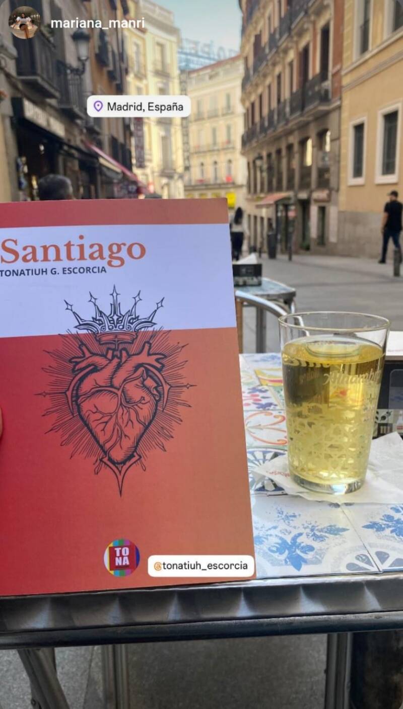 Libro Santiago de Tonatiuh Escorcia en España