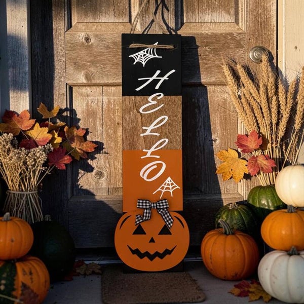 Hand Painted Door Decor