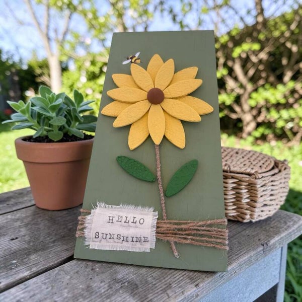 Sunflower Door Decoration