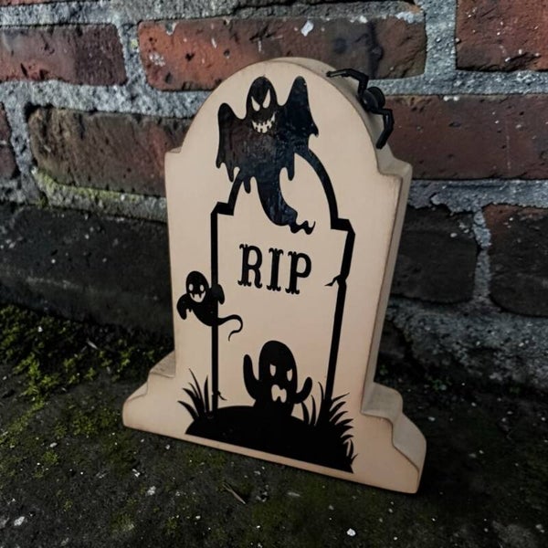Halloween Tombstone Home Decor