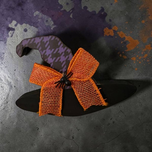 Halloween Witch Hat Home Decor