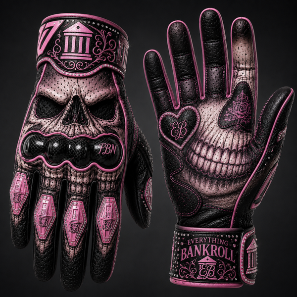 Motorcycle Leather Female Gloves