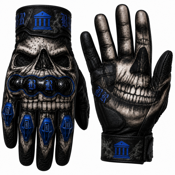 Motorcycle Leather Male Gloves