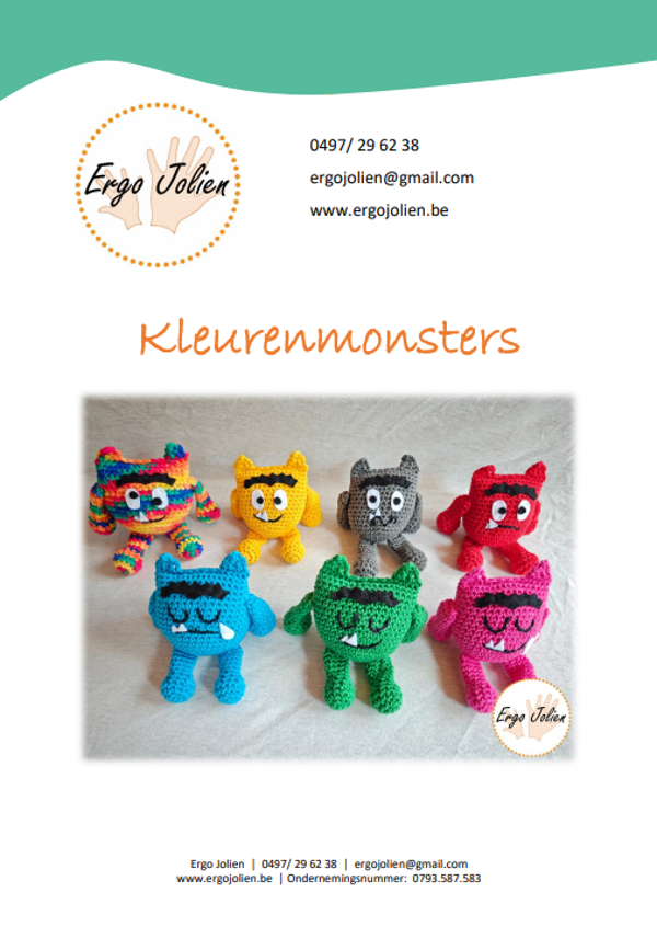 Haakpatroon kleurenmonsters