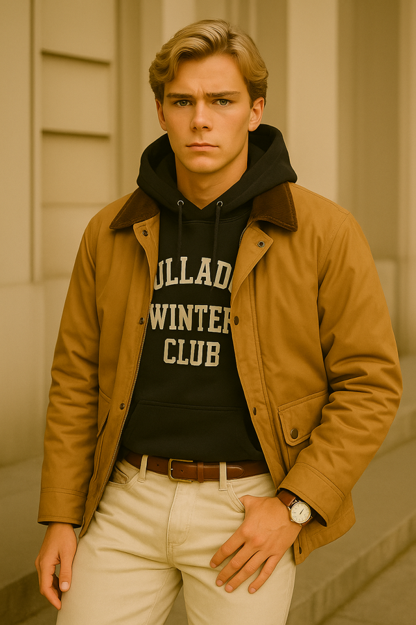 FELPA CON CAPPUCCIO WINTER CLUB