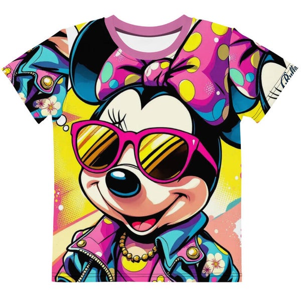 T-SHIRT ALLOVER con stampa Minnie
