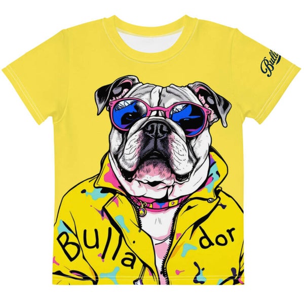 T-SHIRT ALLOVER con stampa bulldog
