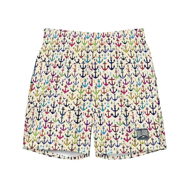 Boxer mare con stampa ancore