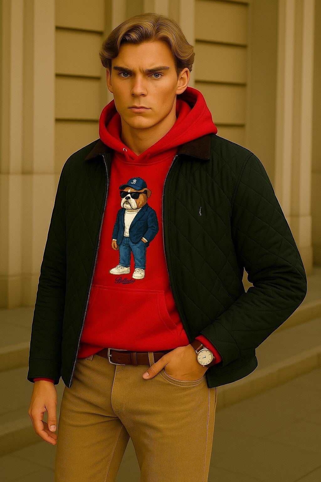 FELPA CON CAPPUCCIO STREET CLASSIC