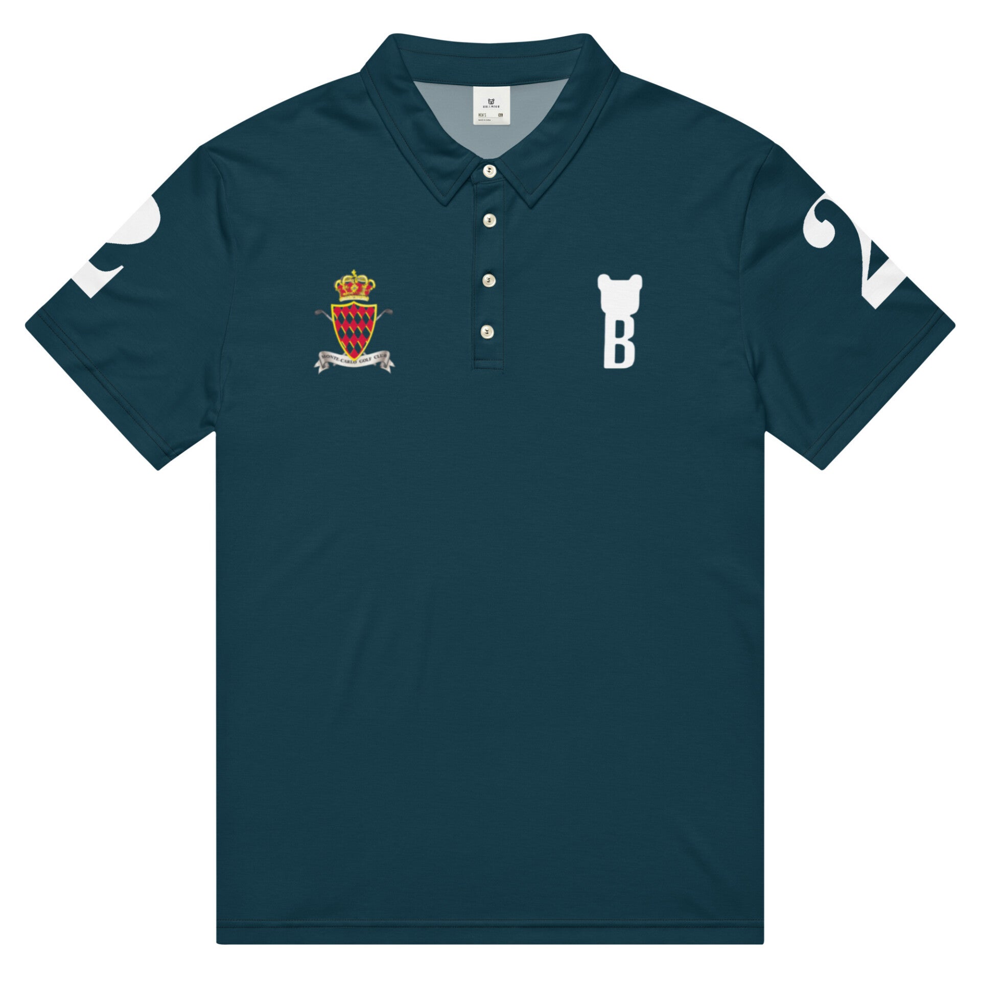 POLO SLIM FIT VINTAGE BLU