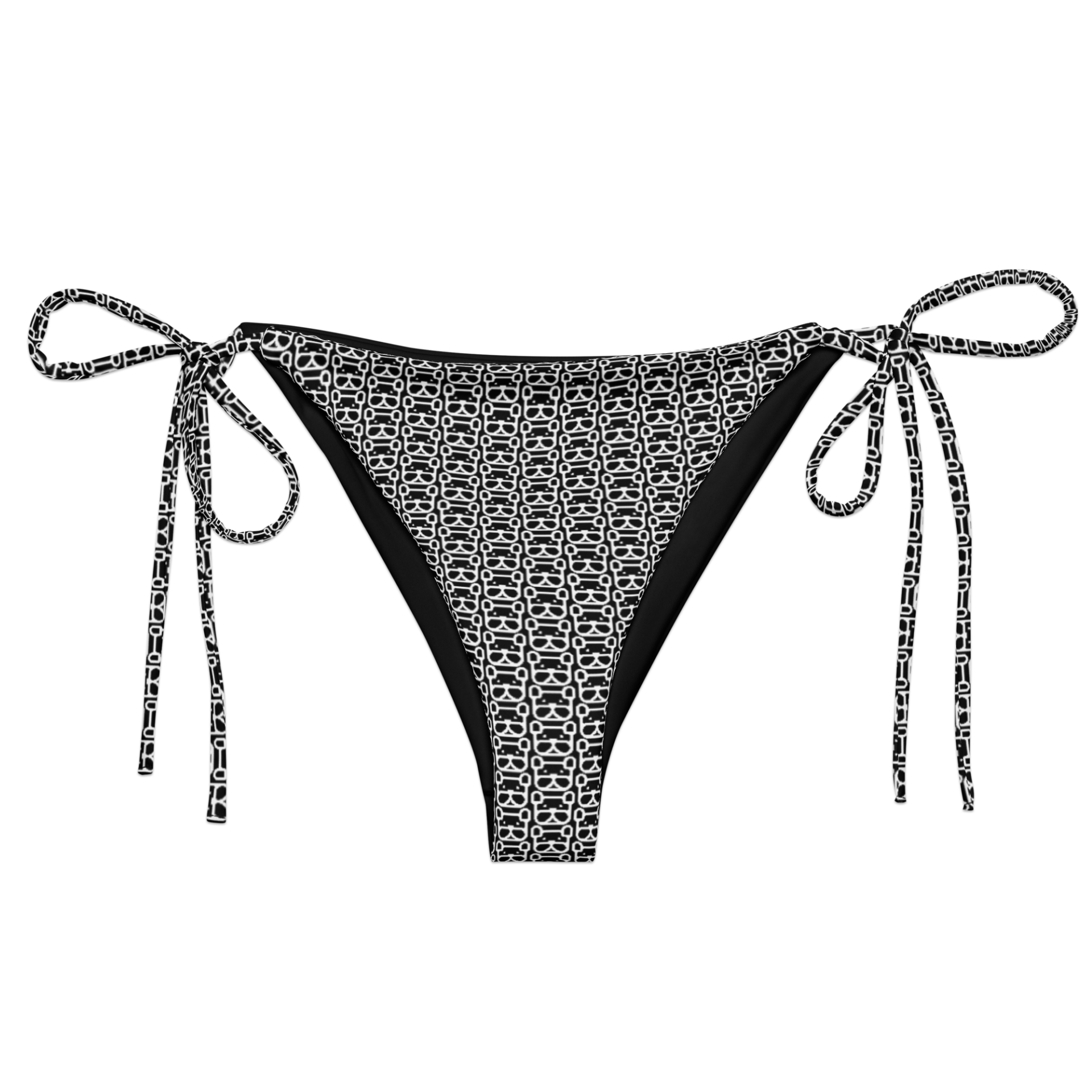 SLIP BIKINI con stampa logo