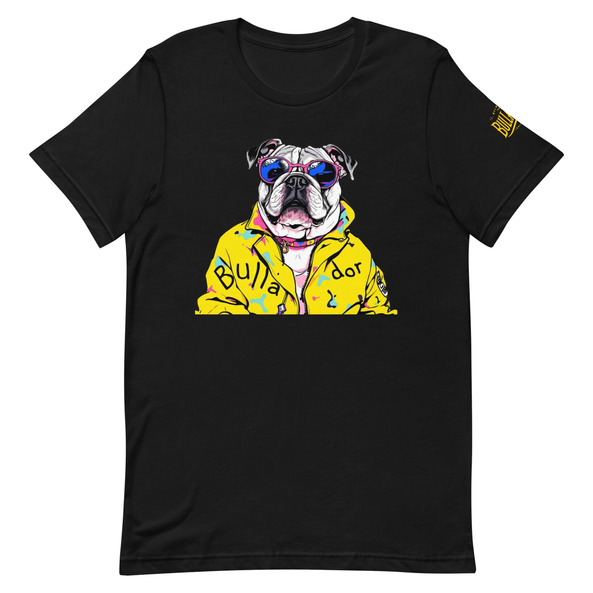 T-SHIRT BULLDOG INGLESE YELLOW