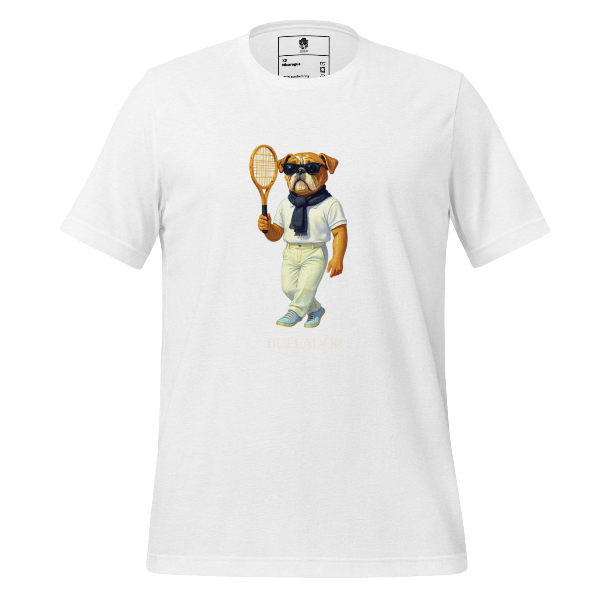 T-SHIRT IVORY COURT ICON
