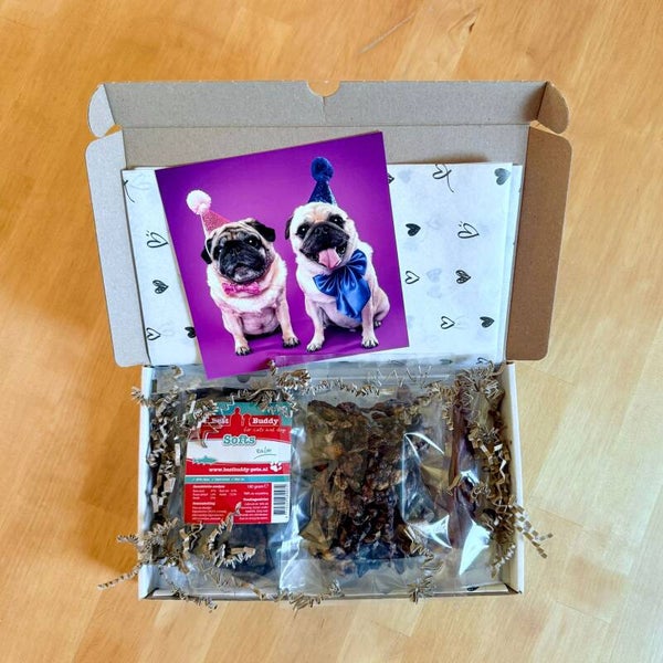Brievenbuspakket met snacks voor Honden