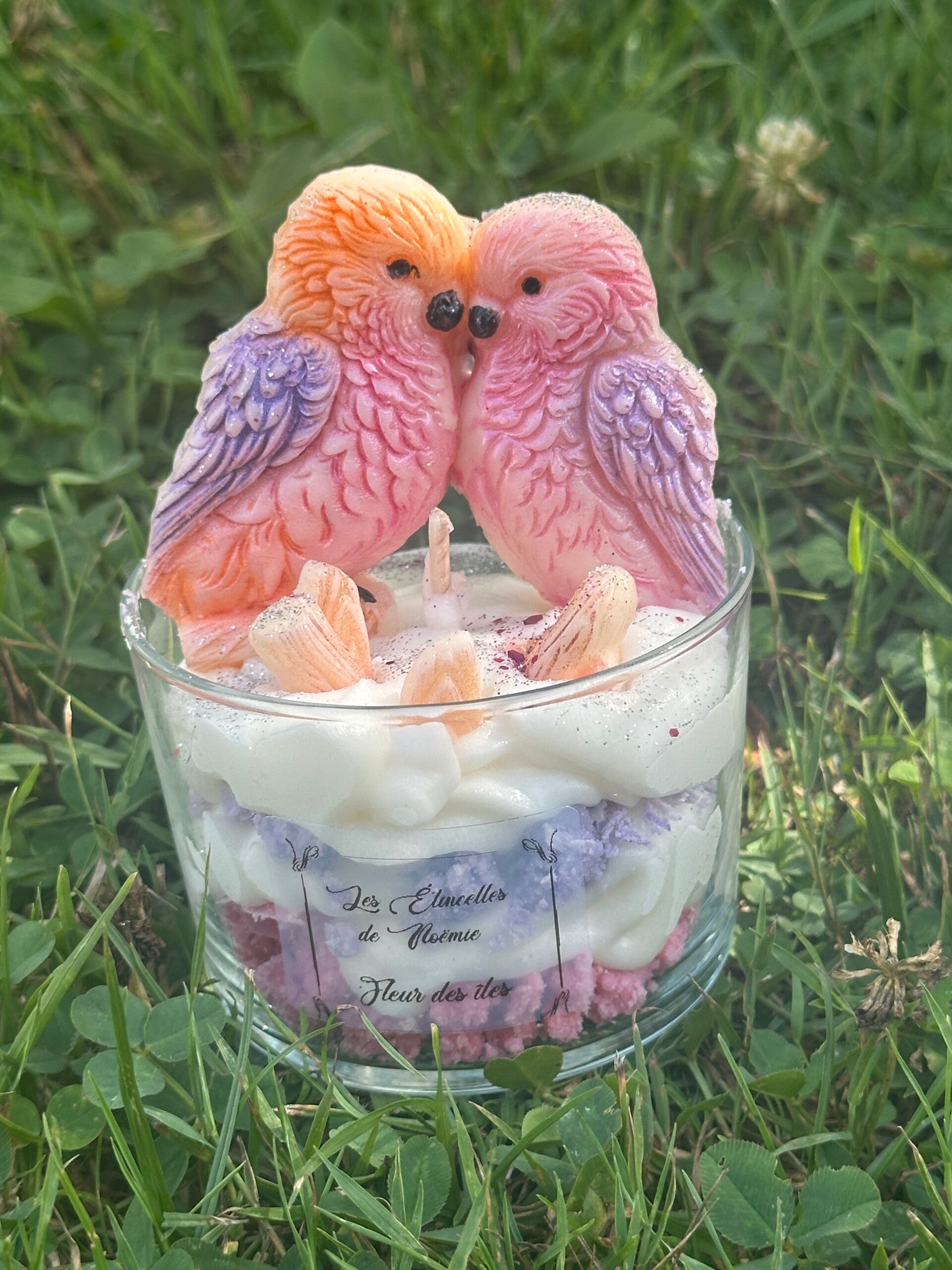 Bougie parfumée Inséparables 🕊️✨