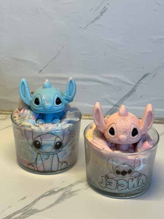 Bougie Stitch & Angel 💕