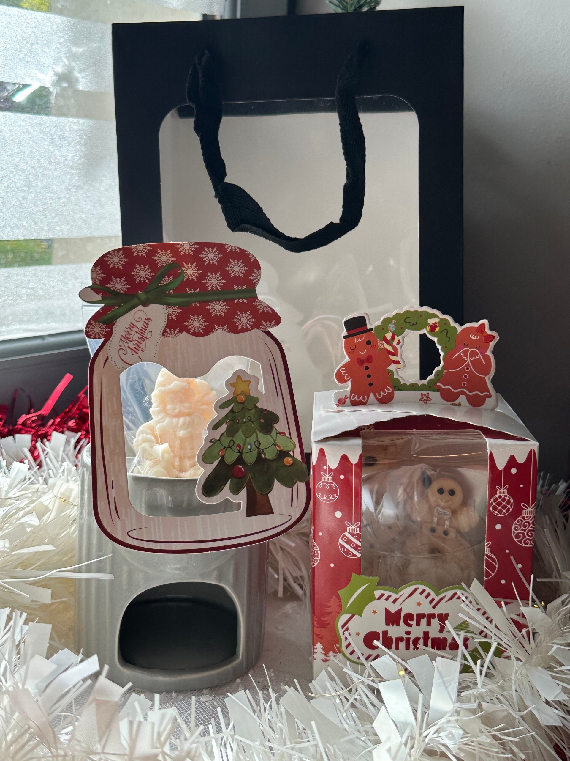 Coffret Noël "Bougie + Fondant + Brûleur "