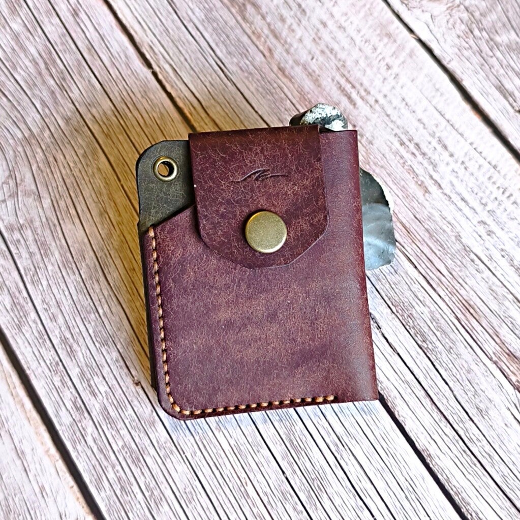 Kartenetui 2.0 "two pieces", 100 % handgemacht und aus Leder