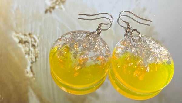 Boucles d'Oreilles Soleil Éclatant