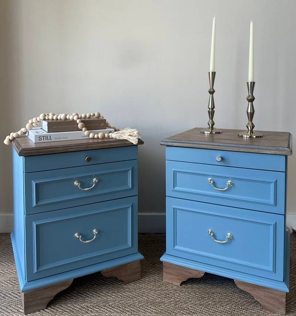 Pair of Solid wood STAG bedside cabinet