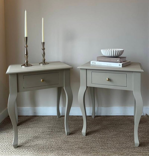 Stunning Queen Anne style bedside or side tables
