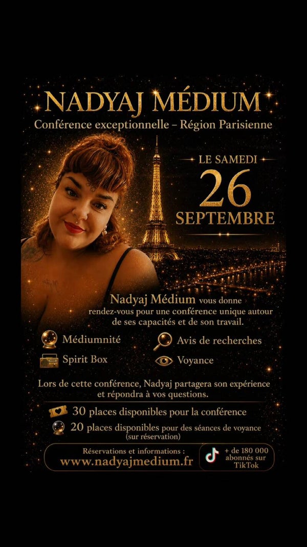 Conférence Région Parisienne 26 Septembre 2026