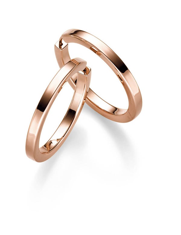 Elegante Creolen aus rosévergoldetem Silber – ein femininer Klassiker mit Statement