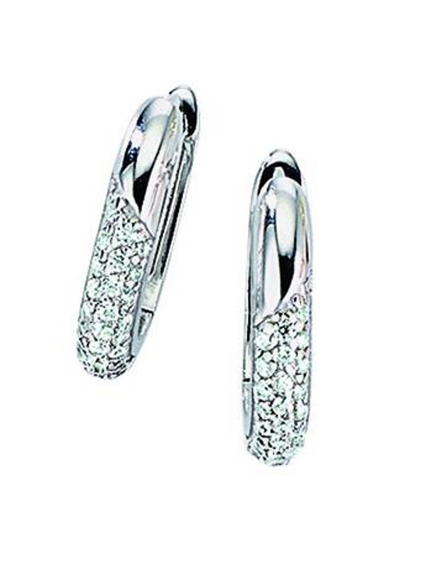 Feine Creolen aus Silber mit funkelnden Zirkonia – Eleganz, die verzaubert