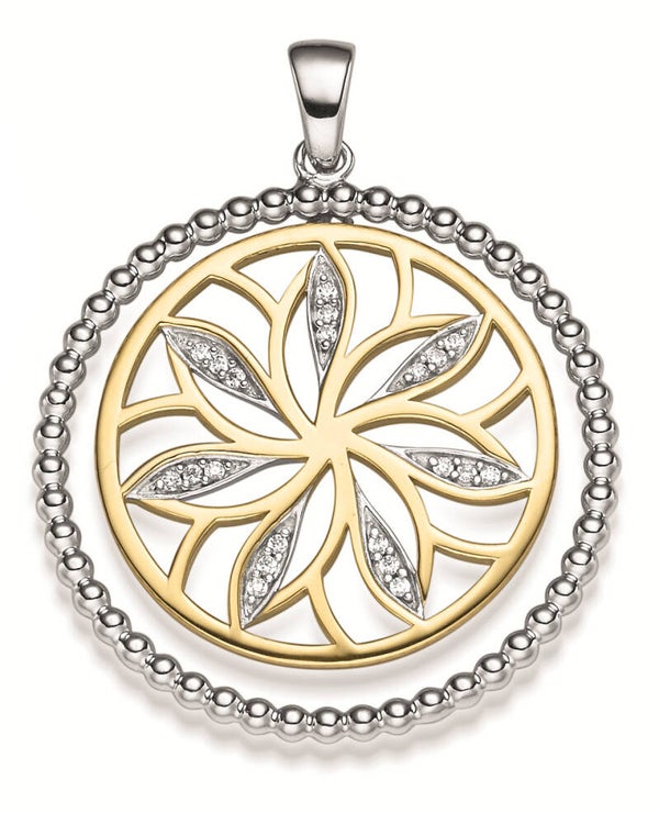 Anhänger aus hochwertigem 925er rhodiniertem Silber